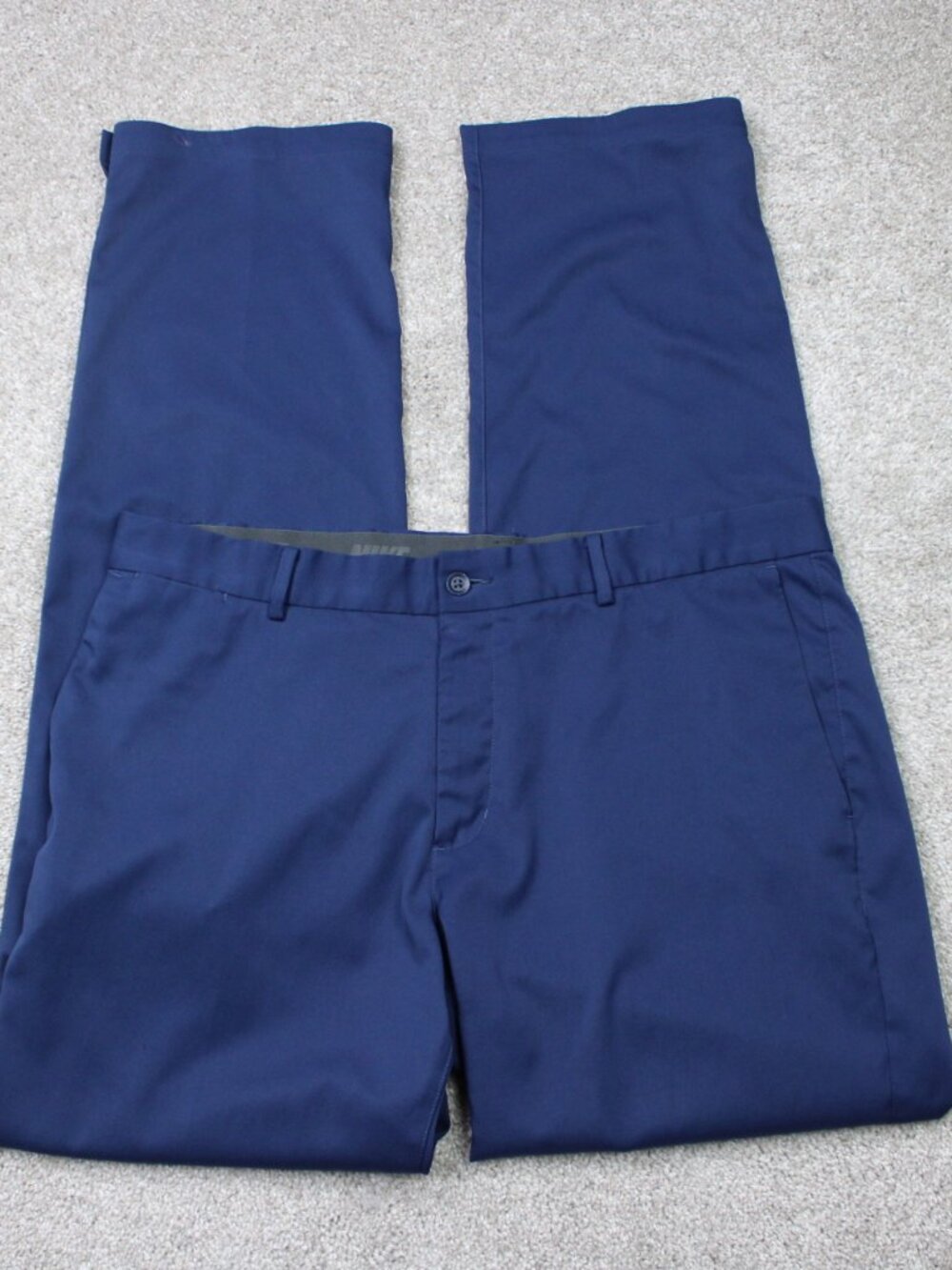 Nike Golf Pants Mens 36x34 Blue Dri-FIT Flex Flat Front Standard Fit Stretch